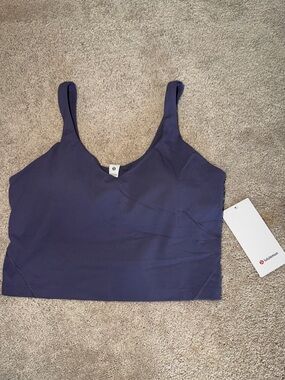 lululemon athletica Navy Crop Tank Top